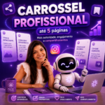 Eu vou criar um carrossel para o Instagram com até 5 páginas