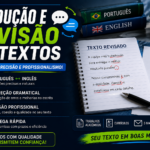 Eu vou traduzir e revisar textos em português e inglês.