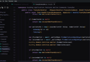 Eu vou desenvolver uma api em .net para você