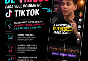 Eu vou criar cortes do seu vídeo