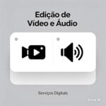 Eu vou Editar vídeos curtos com narração e texto legível