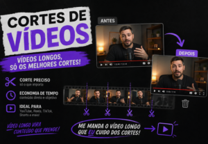 Eu vou criar cortes do seu vídeo de maneira rápida.