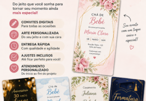 Eu vou Criar Convites Incríveis e Personalizados