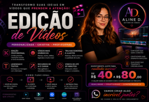 Eu vou editar seus vídeos como desejar