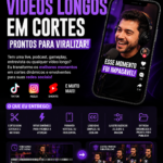 Eu vou fazer cortes de videos em até 1hr de seu agrado