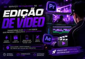 Eu vou Editar video profissional para você