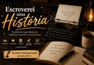 Eu vou Criar histórias e universos originais para seu projet...