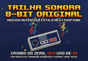 Eu vou criar uma música 8bit estilo nes para seu jogo