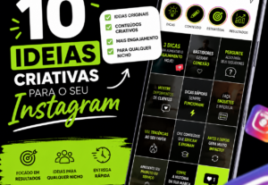 Eu vou criar 10 ideias criativas para o seu Instagram