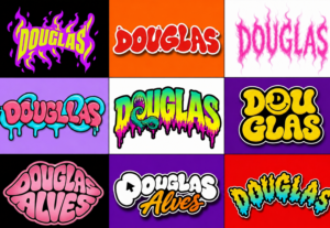 Eu vou fazer uma logo estilo Grafite, arte de Rua.