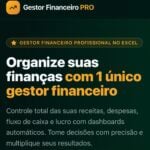 Eu vou Criar uma planilha de gestão financeira