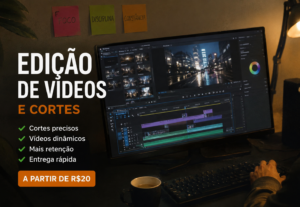 Eu vou Editar vídeos e fazer cortes com legendas
