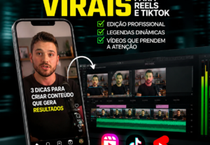 Eu vou criar cortes virais para Reels e TikTok