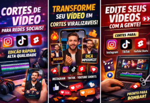 Eu vou criar cortes do seu vídeo que te geram engajamento.