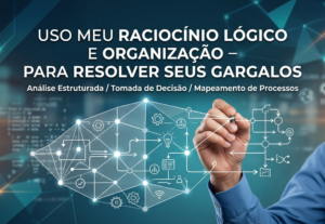 Eu vou usar raciocínio lógico e organização para te ajudar.