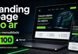 Eu vou criar sua landing page e colocar no ar