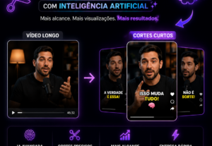Eu vou criar cortes virais dos seus vídeos...