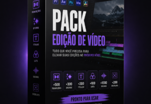 Eu vou Te vender um pack profissional de edição