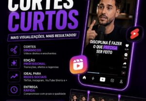 Eu vou Criar cortes virais para seu vídeo