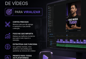 Eu vou Fazer cortes estratégicos de vídeos para Reels e TikT...