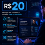 Eu vou criar seu currículo profissional em até 24 horas