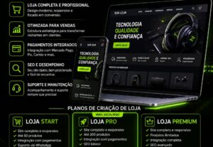 Eu vou criar um site profissional para sua loja