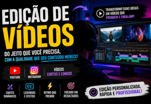 Eu vou Editar seus seus vídeos com precisão