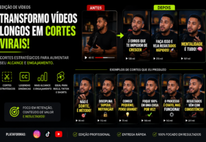 Eu vou fazer Cortes que geram engajamento.