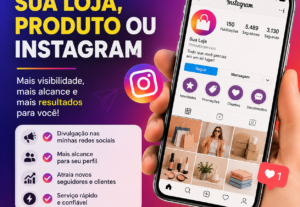 Eu vou Divulga loja , produtos e Instagram