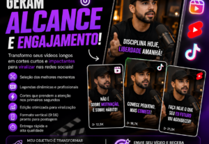 Eu vou Fazer Cortes de Vídeo que Geram Alcance