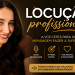 Eu vou criar 3 tipos de locuções comerciais