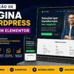 Eu vou fazer Criação de Página WordPress Elementor Profissio...