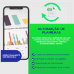 Eu vou Criar planilhas automatizadas para você