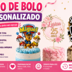 Eu vou Criar topo de bolo personalizado pronto para imprimir