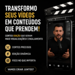 Eu vou editar/criar, cortes de podcasts para seus Feeds