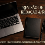 Eu vou fazer a redação e revisão profissional de seus textos...