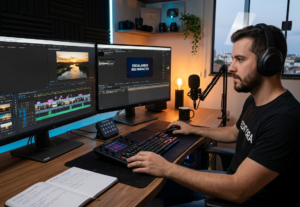 Eu vou editor de vídeos curto e longos