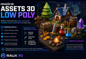 Eu vou fazer seu asset LOW POLY incrível