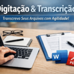 Eu vou fazer Digitação e Transcrição Rápida.