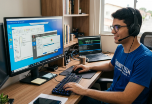 Eu vou Fazer Serviços via remoto em seu pc