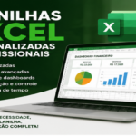 Eu vou fazer planilhas Excel personalizadas e profissionais