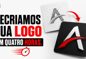 Eu vou refazer sua logo em alta qualidade e em varios format...