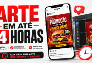Eu vou criar uma arte para rede social da sua empresa