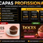 Eu vou fazer capas profissionais designer digital