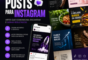 Eu vou fazer posts profissionais e criativos para redes soci...