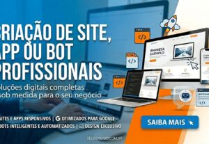 Eu vou fazer seu site app ou bot