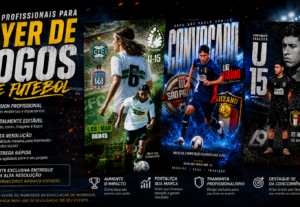 Eu vou Criar flyer profissional para jogos em alta qualidade