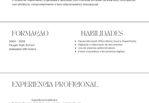 Eu vou Criar e atualizar o seu Currículo
