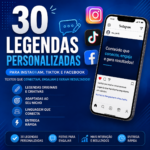 Eu vou Criar 30 legendas personalizadas para redes sociais