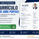 Eu vou criar um currículo profissional e moderno para você